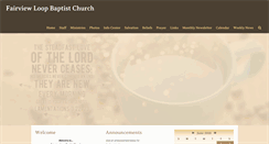 Desktop Screenshot of fairviewloopbaptist.com